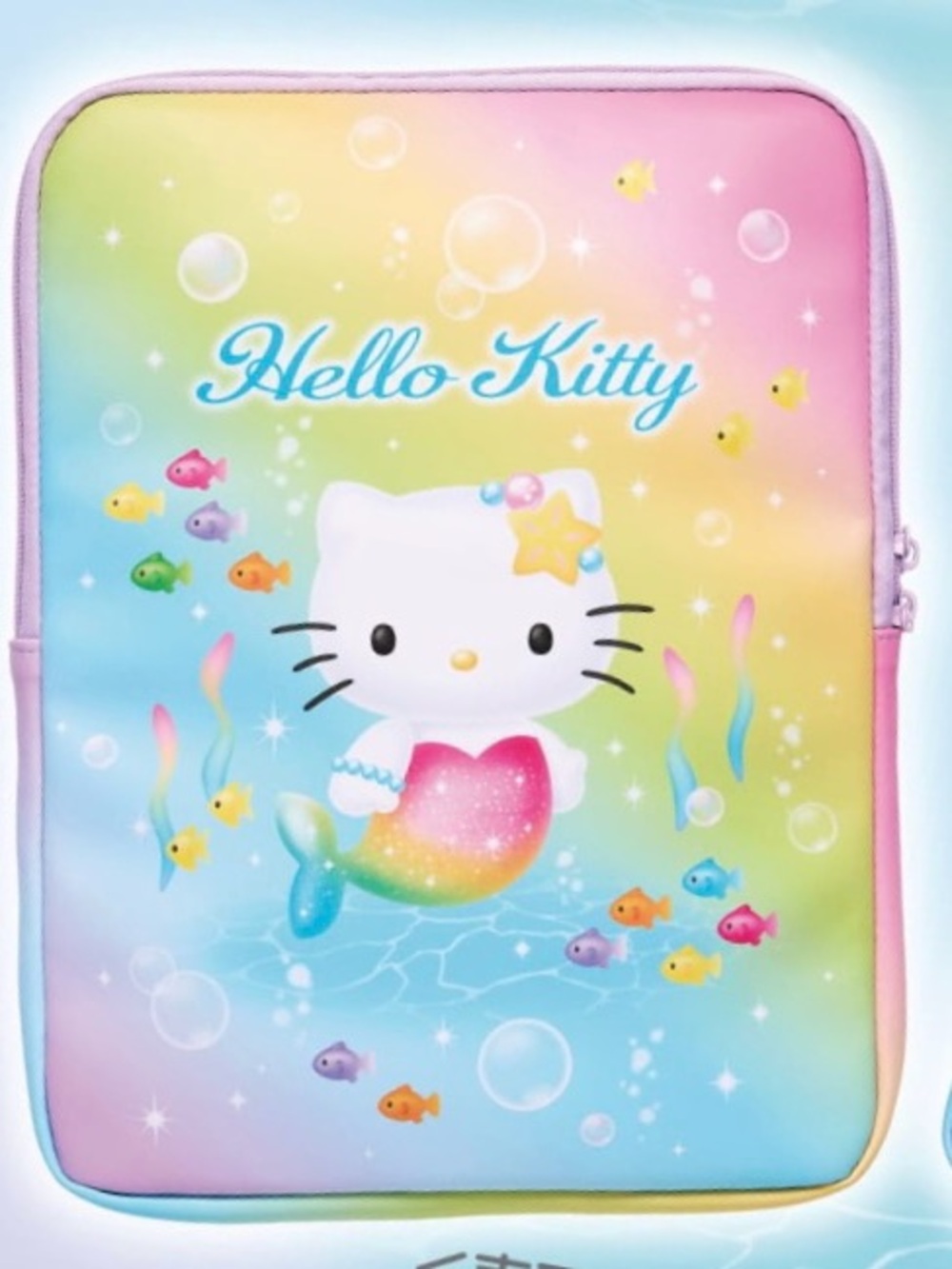 NEW Sanrio Hello Kitty X Lawson Mermaid Muti Case for Computer Tablet Zip Around